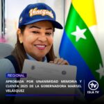 Aprobada por unanimidad Memoria y Cuenta 2025 de la gobernadora Marisel Velásquez

Luego de una exhaustiva revisión, el Consejo Legislativo del estado Bolivariano de Nueva Esparta (Clebne) aprobó por unanimidad el Informe de Gestión del Ejercicio Fiscal 2025 de la gobernadora Marisel Velásquez, en sesión ordinaria realizada este martes 28 de abril.

La evaluación y análisis técnico correspondió a la Comisión Permanente de Finanzas, Economía y Contraloría del parlamento regional, que preside la legisladora Jennyffer Gil, e integran además los legisladores Tirso Solano, vicepresidente, y Johan Yánez miembro, quienes a su vez presentaron un informe ante la plenaria, lo que dio lugar al voto favorable de los siete legisladores. 

En cumplimiento al artículo número 161 de la Constitución de la República Bolivariana de Venezuela, la mandataria neoespartana reafirmó su compromiso con la transparencia fiscal de su gestión, con el uso correcto de los recursos que son destinados al pueblo, trabajando de la mano con las comunas de la entidad. 

En un balance de seis meses de trabajo del año 2025, los sectores que marcaron la ruta de bienestar hacia el pueblo insular fueron la salud y vialidad, aunque también hubo inversión considerable en educación, deporte, pesca, seguridad, cultura, turismo y otras áreas en las que se refleja una transformación social y económica. 

De este modo, la líder insular logra un engranaje en su gestión con el Poder Popular, dándole impulso al plan del "Buen Vivir" priorizando el bienestar colectivo.

@gobiernobne
@marisel_velasquez

#25Abril