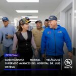 Gobernadora Marisel Velásquez supervisó avances del Hospital Dr. Luis Ortega

La gobernadora del estado Bolivariano de Nueva Esparta, @marisel_velasquez  realizó este martes, 5 de mayo, una nueva inspección al Hospital Dr. Luis Ortega de Porlamar, en el municipio Mariño, para verificar la recuperación del importante centro de salud, acompañada del vicealmirante @acoronadovzla presidente de la Corporación Juntos Todo es Posible, ente encargado de las obras.

En el recorrido también participaron Ana Michini, Autoridad Única de Salud del estado; Pedro Fernández, director de recinto asistencial; y los equipos multidisciplinarios de la Corporación Juntos Todo es Posible y de Venezuela Productiva.

“Seguimos aceleradamente en el avance del hospital y su equipamiento total, como nuevo”, expresó la Gobernadora, recordando que este 5 de mayo se cumplen 11 meses del anuncio del presidente Nicolás Maduro. 

Velásquez agradeció el apoyo de la mandataria nacional encargada, Delcy Rodríguez, y destacó que el centro “está quedando que no tiene nada que envidiarle a una clínica privada”. Anunció, igualmente, que pronto funcionará la radioterapia en la isla, además de la hemodiálisis ya inaugurada.

Por su parte, el vicealmirante Aníbal Coronado resaltó: “Este es un compromiso adquirido. Aquí estamos en estos quirófanos, pasando revista a plantas eléctricas, chillers, cocina y ocho ascensores nuevos”. 

Con esta nueva inspección, la gobernadora Marisel Velásquez y el vicealmirante Aníbal Coronado reafirmaron su compromiso con la salud del pueblo neoespartano, avanzando a paso firme hacia la culminación de un hospital digno, moderno y humano.

#05May