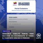 Cancillería anuncia que salvoconducto para venezolanos con pasaporte vencido o sin pasaporte podrá sacado en línea desde 1 de  junio

El Ministerio de Relaciones Exteriores anunció que desde el 1 de junio tendrá operativa una plataforma digital con la opción para tramitar el Documento de Viaje o Salvoconducto, documento que se exige a los venezolanos sin pasaporte o con pasaporte vencido para ingresar al país. 

La solicitud en línea permite el registro del usuario, la validación automatizada, el pago seguro y la descarga sel documento que contará con un código QR de verificación.

El costo del salvoconducto es de $60 y la obtención en línea permitirá poner freno a los gestores, que de acuerdo a denuncias formuladas y de reportajes periodístico, cobraban entre 200 y 500$ por documento. 

#16May