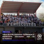 Cerca de 6 mil personas celebraron el Pentecostés Diocesano 2026 en Altagracia

 Cerca de 6 mil personas participaron este domingo en la celebración del Pentecostés Diocesano 2026, que se realizó en el estadio de béisbol menor Ernesto Rojas de Altagracia, en una jornada de fe y unidad convocada por la Iglesia católica en el estado Nueva Esparta.

La Eucaristía fue presidida por monseñor Mariano Parra Sandoval, Arzobispo Emérito de la Arquidiócesis de Coro, acompañado por los sacerdotes de las 29 parroquias que conforman la Diócesis de Margarita, quienes se unieron para conmemorar el descenso del Espíritu Santo.

La celebración dio inicio con la evangelización de los jóvenes en los diferentes sectores que conforman la parroquia.

@emiliorvelasquez 
@alcaldiadelmunicipiogomez