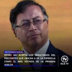 Petro no acepta los resultados del preconteo que ubican a De la Espriella como el más votado de la primera vuelta

 El presidente de la República, Gustavo Petro, se pronunció sobre la jornada de elecciones presidenciales que se adelantó este domingo y aseguró no reconocer los resultados del preconteo electoral.

“El llamado conteo transmitido no tiene fuerza vinculante. Sus datos no son norma pública. Como presidente no acepto los resultados del preconteo de la firma privada de los hermanos Bautista”, afirmó el jefe de Estado por medio de su cuenta de X.

#31May #EleccionesColombia