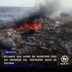 Aclaran que humo en municipio Díaz no proviene del vertedero Agua de Paloma

La empresa de recolección @ecologica.ve  aclaró que la densa humareda reportada recientemente en el municipio Díaz no se originó en el vertedero central de Agua de Paloma, sino en terrenos adyacentes.

De acuerdo con el reporte, los focos de incendio se localizaron en botaderos clandestinos del sector Las Giles y zonas cercanas. La situación ya fue atendida, inspeccionada y controlada por los equipos de Protección Civil y Seguridad Ciudadana de la jurisdicción. 

Las autoridades presumen que el fuego fue provocado de manera intencional por particulares que queman neumáticos para extraer el alambre interno y comercializarlo.

#MunicipioDíaz #NuevaEsparta #IslaDeMargarita #LasGiles #AguaDePaloma Margarita