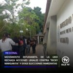 El Movimiento Estudiantil de la UDO Nueva Esparta rechazó la Resolución N.° 055/2026 del Consejo Universitario, la cual autoriza acciones legales contra el ciudadano Ricardo Rodríguez ("Ricky Margarita"). La dirigencia calificó la medida de "incongruente", señalando que Rodríguez ha colaborado activamente en recuperar la deteriorada infraestructura del campus ante el abandono institucional.

Los universitarios sostienen que, antes de judicializar la ayuda ciudadana, las autoridades tienen la obligación de rendir cuentas claras sobre el destino de los recursos asignados al Núcleo y al Rectorado en los últimos años.

Asimismo, denunciaron que la universidad acumula más de 15 años sin renovación de cargos, por lo que exigieron formalmente:

Convocatoria inmediata a elecciones universitarias integrales y democráticas.
Renovación total de autoridades y liderazgos estudiantiles.

@udo.ne
@vivalaudone 
@rickymargarita 
@100udistasne 
@moviudo 
@cestudiantil.ne 
@firmeudone 
@udosomostodos
@accion_udista_ne