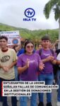 Estudiantes de la UDONE señalan fallas de comunicación en la gestión de donaciones institucionales

Un grupo de estudiantes de la Universidad de Oriente, Núcleo Nueva Esparta (UDONE), manifestó su descontento ante lo que consideran una notable "falta de información y mala comunicación" por parte de las autoridades universitarias en el proceso de recepción de donaciones destinadas a la institución.

En representación de los universitarios, Julieth Patiño vocera del Movimiento @firmeudone señaló que las personas y entes externos que desean colaborar con la casa de estudios desconocen los procesos burocráticos y administrativos internos.

 Por lo tanto, argumentó que correspondía a la directiva orientar adecuadamente a los donantes.

"Las personas externas no saben el manejo de la universidad, es decir, no saben los procesos por los que tiene que pasarse", explicó la estudiante.

Asimismo, detalló que el departamento de Servicios Generales de la universidad recibió formalmente los aportes, e incluso el propio núcleo emitió un comunicado oficial aceptándolos. Sin embargo, los estudiantes recalcan que no se les brindó a los colaboradores la hoja de ruta ni los pasos a seguir para formalizar el proceso de manera correcta.

Los jóvenes, exhortaron a las autoridades competentes a mantener canales transparentes de comunicación para evitar que futuros aportes y mejoras al campus se vean obstaculizados por desorganización institucional.

#15Jun
