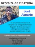 SERVICIO PÚBLICO / SE NECESITA DE TU AYUDA 🩺🙏
Hacemos un llamado a la solidaridad para apoyar a José Ascanio, quien actualmente se encuentra recluido en el Hospital Luis Ortega de Porlamar.

José requiere de donaciones económicas para poder cubrir los gastos médicos post-operatorios de su tercera cirugía. ¡Cualquier aporte, por más pequeño que sea, será de muchísima ayuda para su recuperación!

Si deseas colaborar, puedes realizar tu aporte a la cuenta de su hermana:

Yusleiby Ascanio (Hermana)
Banco: Mercantil
Cédula de Identidad: V-12.674.209
Teléfono / Pago Móvil: 0424-879.42.47

Si no tienes la posibilidad de donar económicamente, ayúdanos compartiendo esta información para que pueda llegar a más personas. ¡Muchísimas gracias por tu generosidad y apoyo! 🇻🇪✨