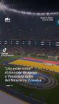 Vía @nmasunivision Previo al partido México vs Ecuador, los asistentes a toda voz corearon la frase Fuerza Venezuela No Están Solos.